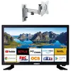 Image de PACK ANTARION TV LED 21.5 54cm Full HD ANDROID Smart TV Camping Car + Support TV 180° Charge max 15
