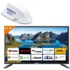 Image de PACK ANTARION TV LED 21.5 54cm Full HD ANDROID Smart TV Camping Car + Antenne 4G FIT Blanc Wi-Fi Mi