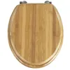 Image de Wenko - Abattant WC Bambou - Fixation métallique - Marron