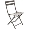 Image de Hespéride - Chaise de jardin pliable en métal Greensboro - Gris tonka