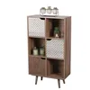 Image de Toilinux - Bibliothèque Baobab en MDF 6 casiers - L.60 cm x H.35 cm - Marron
