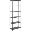 Image de Toilinux - Bibliothèque 5 niveaux en Métal - H.185 cm - Noir