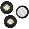 Image de The Home Deco Factory - Miroirs convexes X 3 Diam. 25.5 cm - Noir et Doré