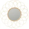 Image de The Home Deco Factory - Miroir Rosace en rotin - Diam 56 cm