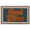 Image de Atmosphera - Tapis rectangulaire Good Vibes - 60 x 90 cm - Multicolore