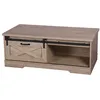Image de Urban Living - Table basse New York 1 porte coulissante - Marron