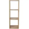 Image de The Home Deco Factory - Etagère de rangement 3 cases Bali - Marron