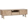 Image de Atmosphera - Meuble TV 2 portes et 1 tiroir Aeris en bois - Beige