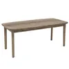 Image de Atmosphera Kids - Table à manger extensible Banila en bois pour 6 à 10 personnes - Marron
