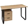 Image de Five Simply Smart - Bureau avec caisson en bois - Marron