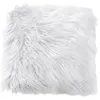 Image de Enjoy Home - Coussin doux à poils longs Epicéa - 45 x 45 cm - Blanc