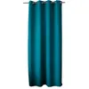 Image de Enjoy Home - Rideau occultant Basic à 8 oeillets - 140 x 240 cm - Bleu canard