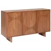 Image de Atmosphera - Buffet 3 portes en bois massif NANDA - Marron