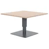Image de Hespéride - Table de jardin relevable carrée en aluminium SALIMIA - Graphite et honey