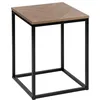 Image de Five Simply Smart - Bout de canapé en bois et métal CHEVRONS - Beige et noir