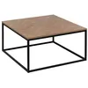 Image de Five Simply Smart - Table basse en bois et métal CHEVRONS - Beige et noir