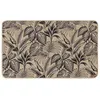 Image de Douceur dinterieur - Tapis antidérapant imprimé jungle STYLIS - 45 x 75 cm - Noir et marron