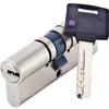 Image de Cylindre 2 entrées Classic Pro Mul-T-Lock - Laiton nickelé - Haute sûreté - Longueur 35 x 45 mm