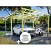 Image de Carport en bois Nanterre 510 x 300 cm + 6 supports surélevés - Maderland