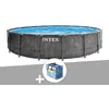 Image de Kit piscine tubulaire Intex Baltik ronde 549 x 122 m + Bâche à bulles