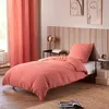 Image de Parure de couette Noah Gaze de Coton 140 x 200 pour lit 1 place - Noah Blush - Noah Blush -