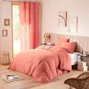 Image de Parure de couette Noah Gaze de Coton 260 x 240 pour lit 2 Places King Size 160 à 180 cm - Noah Blush