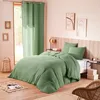 Image de Parure de couette Noah Gaze de Coton 260 x 240 pour lit 2 Places King Size 160 à 180 cm - Noah Olive