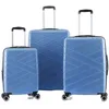 Image de Lot de 3 valises Extensible Rigide Trolley Polycarbonate - LYS Paris 395/3 - 393 & 395 Bleu