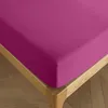 Image de Drap housse 140 x 190 cm bonnet 30 cm Prémium pour lit 2 places - Prémium Magenta - Prémium Magenta -