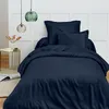 Image de Housse de couette 140 x 200 cm Prémium pour lit 1 place - Prémium Bleu Nuit - Prémium Bleu Nuit -