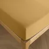 Image de Drap housse 180 x 200 cm bonnet 30 cm Prémium pour lit 2 places King Size - Prémium Miel - Prémium Miel -