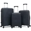 Image de Lot de 3 valises Polypropylène Travel Light - LYS Paris 2551/3 - Gris foncé