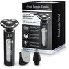 Image de Tondeuse multi-usages - JEAN LOUIS DAVID - KIT GROOMING 4-en-1 - 3 têtes - Ecran digital - Noir