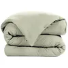 Image de Housse de couette en gaze de coton GAIA - LEFFET PAPILLON - Vert deau - 200x200cm