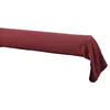 Image de Taie de traversin - GAIA - 85 x 185 cm - Gaze de coton - Lie de vin - Lavable à 40° C