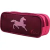 Image de Trousse scolaire 2 compartiments Cybel Cheval Licorne Violette Bagtrotter