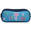 Image de Trousse scolaire - Bagtrotter - Lili Lou - 2 compartiments - Bleu - Mixte