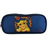 Image de BAGTROTTER Trousse scolaire 2 compartiments Disney Le Roi Lion Simba Bleue