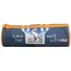 Image de BAGTROTTER Trousse scolaire ronde Vorax Bleue Dinosaure Surf