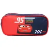 Image de Trousse scolaire - Disney - Cars - Rouge et bleu - Polyester - Zippée