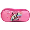 Image de Trousse scolaire - Disney - Minnie - 2 compartiments - Rose - Polyester