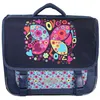 Image de Bagtrotter - Phileas - Papillon - Cartable 38cm - Marine - 2 Compartiments - 1 Poche Sous Rabat - 1 Poche Bouteille - ...