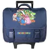 Image de Bagtrotter - Super Mario - Cartable 38cm - Cartable à roulettes - Marine - 2 Compartiments - 1 Poche Sous Rabat - Bretelles...