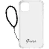 Image de Coque de protection - Guess - iPhone 12/12 Pro - Antichoc - Transparent - Bracelet à perles noir
