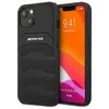 Image de Coque - MERCEDES - iPhone 13 mini - Cuir véritable grainé - Lignes en relief - Noir