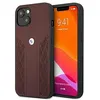 Image de BMW Étui cuir pour iPhone 13 Mini (54) - Rouge / Marron