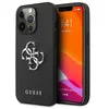Image de Coque de protection - GUESS - iPhone 13 Pro - Logo 4G - Simili cuir Saffiano - Noir