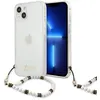 Image de Coque Guess White Pearl pour iPhone 15/14/13 (transparente)