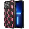 Image de Karl Lagerfeld Coque iPhone 13 Pro Max Plaque monogramme Rose en cuir écologique