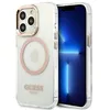 Image de Guess Metal Outline MagSafe - Coque pour iPhone 13 Pro Max (Transparente) - 3666339057169